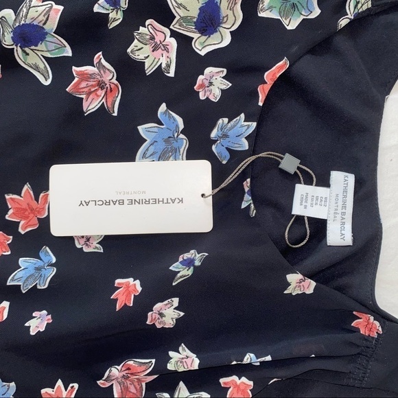 KATHERINE Barklay Montreal Navy Floral Dress - Picture 7 of 8